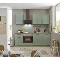BASIC by Balculina Küchenzeile Marsi, Breite 220 cm, wahlweise mit E-Geräten, mit Soft-Close-Funktion