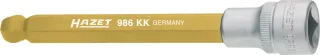 HAZET Schraubendreher-Steckschlüsseleinsatz (1/2 Zoll),Innen-Sechskant Profil - 986KK-7