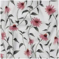 maDDma Stoff Bio Organic Musselin Sommerblume ab 0,5m x1,35m Double Gauze Baumwolle