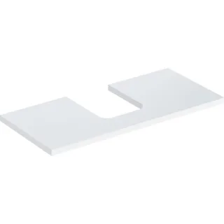 Geberit ONE Waschtisch-Platte, Ausschnitt mittig, für Aufsatzwaschtisch Schalenform 505274001