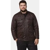 Boston Park Lederjacke Lederjacke Leder Lammnappa Pattentaschen