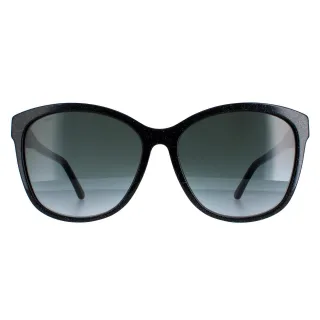 Jimmy Choo Square Damen Schwarz Grau Farbverlauf Lidie/F/SK