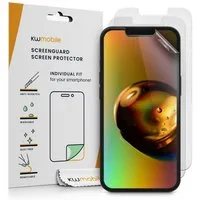 kwmobile Displayschutzfolie 3x Folie matt für Apple iPhone 13 / iPhone 14, 3 Stück, Schutzfolie Anti-Fingerabdruck Displayschutz Displayfolie entspiegelt