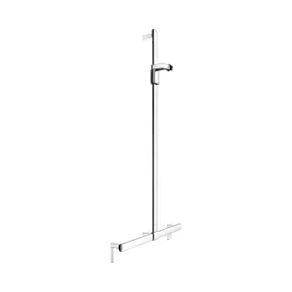 KEUCO AXESS Duschhandlauf mit Brausestange, Metall, B: 70 x H: 130,1 cm, 35014017013 35014017013
