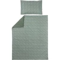 Meyco Baby Babybettwäsche Cheetah Forest Green, Gewebt, 1 teilig, 100x135cm