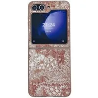 Wigento Handyhülle Für Samsung Galaxy Z Flip7 FE / Flip6 5G Stick Motiv Kunststoff Hülle