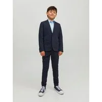 Jack & Jones Junior Anzug JPRSOLAR elastisch und pflegeleicht für besondere Anlässe (Set, 2-tlg) unifarben, modisch, slim fit, Web, Reverskragen