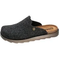 Fischer-Markenschuh Lars Pantoffel aus recyceltem PET Filz, leicht gepolstertes Lederfußbett