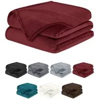 Wohndecke, flauschige Kuscheldecke, weiche Decke, Überwurfdecke, BARBONS, atmungsaktiv, super weich und flauschig, hochwertig