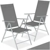 tectake Gartenstuhl Marcellino (2 St), klappbar