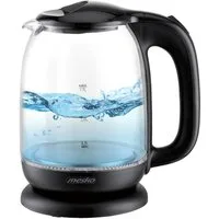 Mesko Wasserkocher MS 1302, 2200 W, 1,7L, LED Innenbeleuchtung, 360° Basis, schwarz
