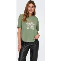 ONLY Kurzarmshirt ONLFREE LIFE S/S BOTANICAL TOP BOX JRS