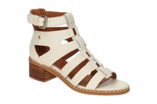 Pikolinos W3H-1823 Blanes Damen Sandalette wei? - nata Blockabsatz 4cm
