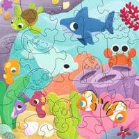 Wooden Puzzles Kids - Farbenspiel der Meere 22 Teile