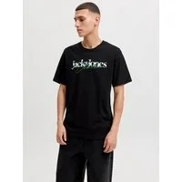 Jack & Jones Rundhalsshirt JJTOM TEE SS CREW NECK SN Baumwolle, regular fit