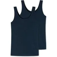 uncover by SCHIESSER Unterhemd Bamboo Cotton atmungsaktiv, Temperaturausgleich, breite Träger im 2er Pack