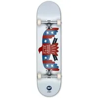 Mob Skateboards Skateboard Rise 8.0 Complete - Komplettboard 31.875 x 8 Zoll (fertig montiert -, 1-St., Adler Amerika - Weiß), Board aus Ahornholz - Skateboard für Jugendliche, Erwachsene