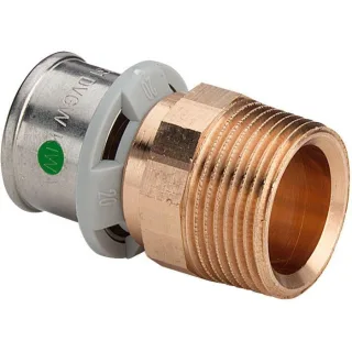 Viega Sanfix-P Übergangsstück 594992 50 mm x R 1 1/2, mit SC-Contur, Rotguss