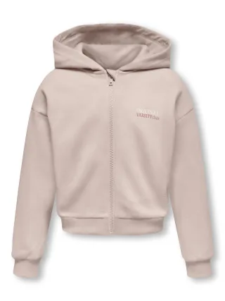 KIDS ONLY - KOGRITA L/S ZIP HOOD BF SWT Rose Smoke - Gr. - 158/164
