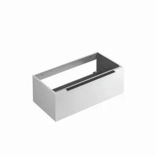 Kludi ICOS Waschtischunterschrank 50S10053 Wandhängend, 100 x 50 x 35 cm, Mattweiß