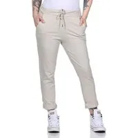 CLEO STYLE Jogginghose Damen Jogginghose 94 Beige