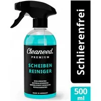 Cleaneed Cleaneed Glasreiniger - Scheibenreiniger Glasreiniger (Made in Germany – Schlierenfrei, Materialschonend, Extra stark, Rückstandsfrei)