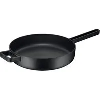 WMF Sauteuse Flavour, Schmorpfanne 28 cm Induktion, Servierpfanne Gusseisen, Gusseisen, Gusseisen-Kochgeschirr, Emaille, moderne Eleganz, hoher Rand