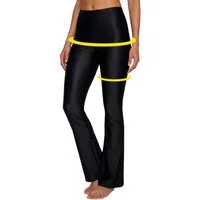 LASCANA Jazzpants Blickdicht, glatter Stoff, leichter Formeffekt (1-tlg., bis Gr. 52/54) aus leicht glänzender Qualität, Loungewear