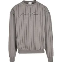 Karl Kani Sweater Karl Kani Autograph Pinstripe Sweat Os Crewneck (1-tlg)
