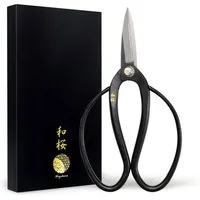 Wazakura Gartenschere Yasugi Steel Traditionelle Bonsai-Schere7"(180mm)Made in Japan 1701