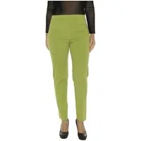 SYS Schlupfchinohose Stoffhose Damen Chinohose Slim Fit Lange Schlupfhose Chino Hose Mode 1 stretch Material und Dehnbund, Taschen-Look
