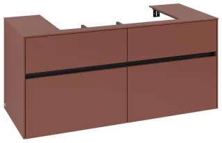 Villeroy & Boch Waschtischunterschrank Collaro C087B0 1200x548x500mm m. Bel. 4 Ausz. Waschtisch mitt C087B0AH
