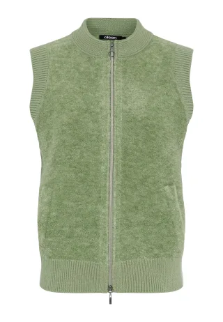 Olsen - Cardigan Sleeveless Moss Green - Gr. - 44