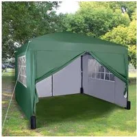 MCC direct Faltpavillon 3x3 Meter Faltpavillon mit Seitenelementen
