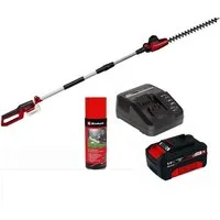 Einhell Akku-Heckenschere Teleskop-Heckenschere GC-HH 18/45 Li T mit Akku 4.+Pflegespray