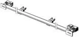 Viega Stegrost Advantix Vario 4967.32, in 300-1200mm Edelstall schwarz 736583