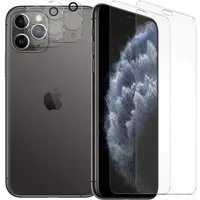 CoolGadget Schutzfolie Panzerfolie für iPhone 11 Pro, (Spar-Set 4in1, 2x Displayschutz, 2x Kameraschutz), Panzerglas Schutzfolie für Apple iPhone 11 Pro Folie