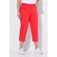 Ulla Popken 7/8-Hose 7/8-Jeans Mony Elastikbund Reißverschlusstaschen