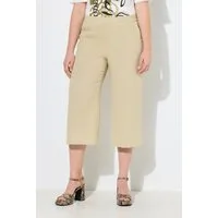 Ulla Popken Culotte Culotte wadenlang weites Bein Elastikbund