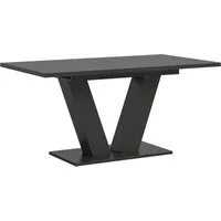 Home affaire Esstisch Motus, ausziehbar 150 -190 cm, inklusive 40 cm Einlegeplatte (Set, 1-St), V-Gestell mit Bodenplatte, Tisch, Küchentisch, Esszimmer, Küche