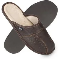 filsko Danzig Elegante Herren Pantoffeln aus Rindleder Hausschuh bis Schuhgröße 50!