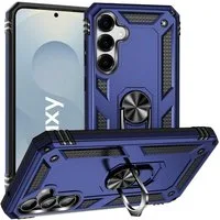 CoolGadget Handyhülle Armor Shield Case für Samsung Galaxy S25 6,2 Zoll, Outdoor Cover mit Magnet Ringhalterung Handy Hülle für Samsung S25