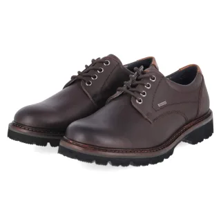 Sioux Halbschuhe ADALRIK-703-TEX Braun - Gr. 41,5 -  Leder und Textil