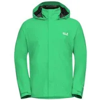 Jack Wolfskin Regenjacke Trailtime 2-Lagen (wasserdicht, atmungsaktiv) 2026 lizard grün Herren