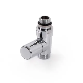 Terma Regel-Durchgangsventil CYLINDER GZ 1/2"-GZ 24-19 , TGZRCR009, Chrom TGZRCR009