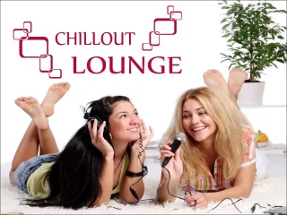 Wandtattoo "Chill Out LOUNGE"