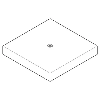 Dornbracht Rosette Ablaufgarnitur 092778041-06 platin matt