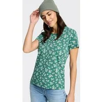 Ragwear Kurzarmshirt MINTTA FLOWER O mit sommerlichem Print