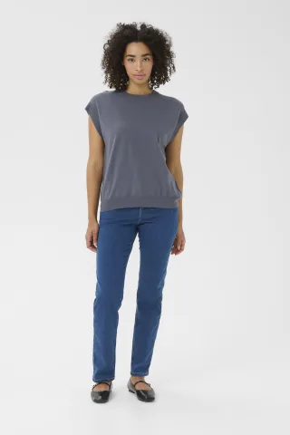 Weste Regular fit blue