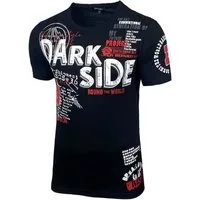 Baxboy T-Shirt Baxboy Biker T-Shirt im Washed Jeans Look: Vintage Rider B-146
